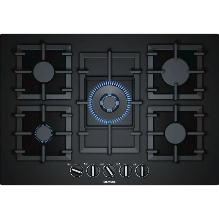 Siemens EP7A6QB90 hob Black Built-in Gas 5 zone(s) - Built-in hot platesAGD-PGZ<<<Home Appliance