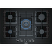 Siemens EP7A6QB90 hob Black Built-in Gas 5 zone(s) - Built-in hot platesAGD-PGZ<<<Home Appliance