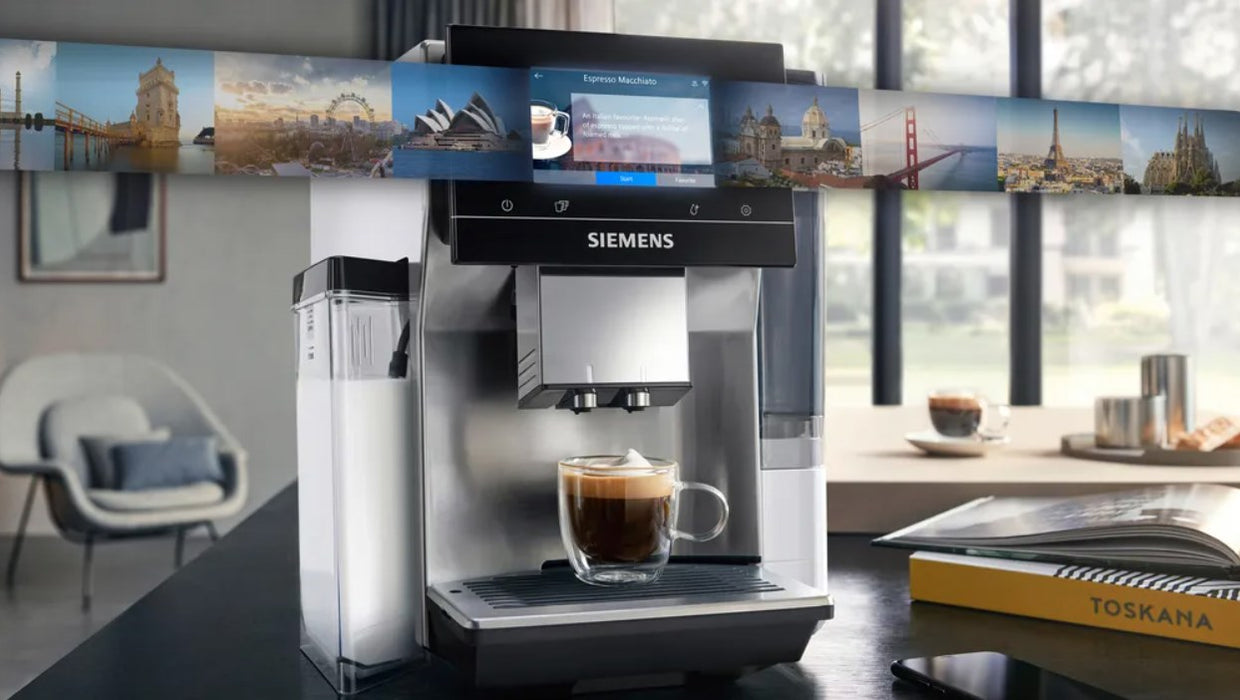 Siemens TQ715R03 EQ700 espresso machine (silver; 1500 W)
