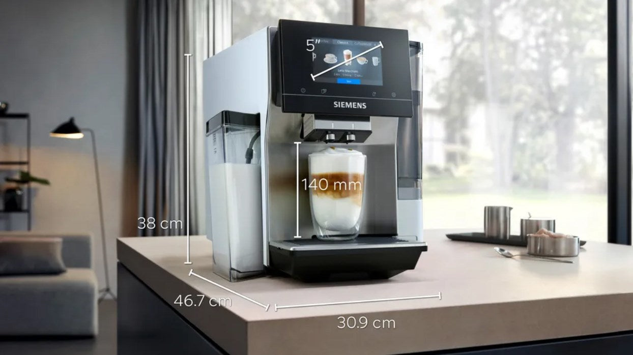Siemens TQ715R03 EQ700 espresso machine (silver; 1500 W)