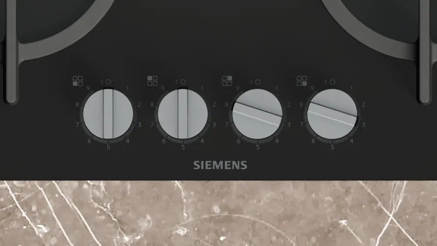 Siemens EP6A6PI10 hob Black Built-in Gas 4 zone(s)