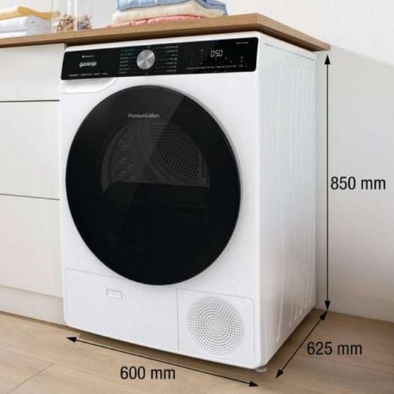 Dryer GORENJE DNS12, 10 kg, Wi-Fi, Heat pump