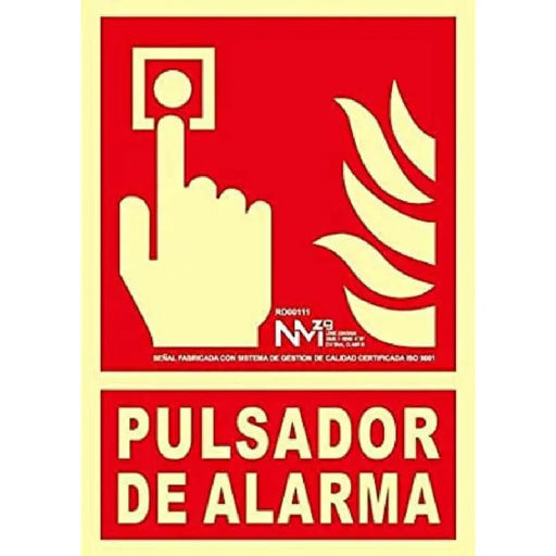 Sign Normaluz No utilizar en caso de incendio PVC - Декорация и Осветление<<<Дом Градина<<<BigBuy&&&Картини и