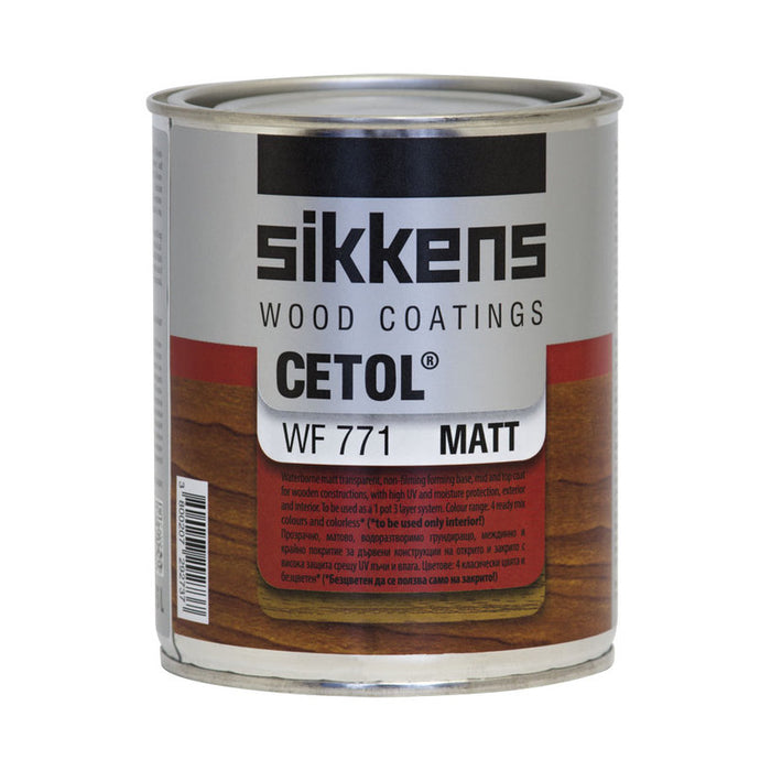 WATER SOLUBLE VARNISH MAT FOR WOOD VENGE 0.75 L SIKKENS