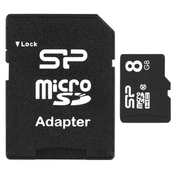 Silicon Power SP008GBSTH010V10SP memory card 8 GB MicroSDHC Class 10 - SecureDigital flash memoriesPAM-SDG<<<Memory