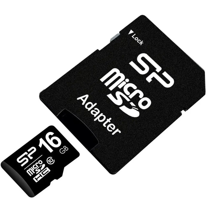Silicon Power SP016GBSTH010V10SP memory card 16 GB MicroSDHC UHS-I Class 10 - SecureDigital flash