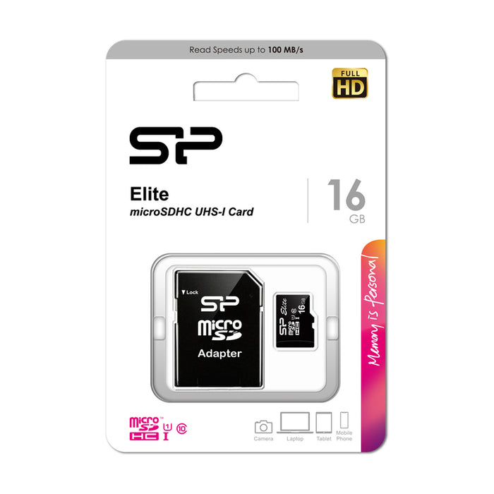 Silicon Power Elite memory card, 16GB