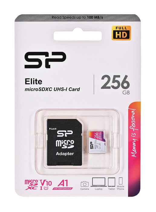 Silicon Power Elite 256 GB MicroSDXC UHS-I Class 10