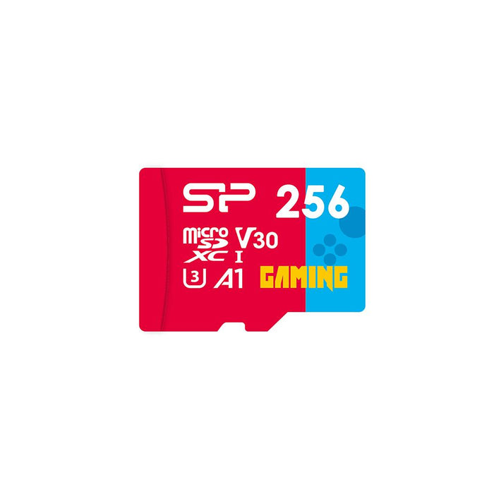 Memory card Silicon Power Superior Gaming 256GB, microSDHC/SDXC, Class 10, A1, V30, UHS-I U3, SD Adapter