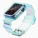 Silicone Band Strap Bracelet Case Strap Light Set for Apple Watch 38mm - Blue - Smartwatch straps and cases<<<HurtelXML