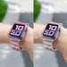 Silicone Band Strap Bracelet Case Strap Light Set for Apple Watch 40mm - Purple - Smartwatch straps