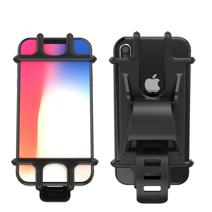Silicone bicycle phone holder - black - Cell phone holders<<<HurtelXML
