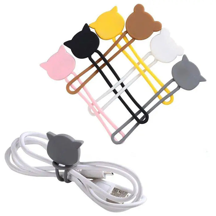 Silicone cable reel - gray - Other cell phone equipment<<<HurtelXML