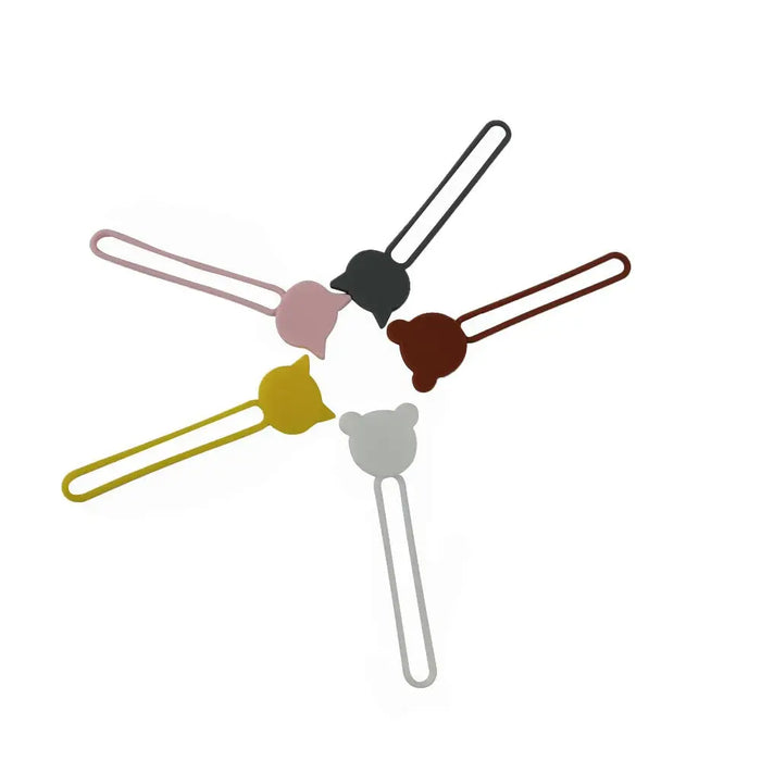 Silicone cable reel - gray - Other cell phone equipment<<<HurtelXML