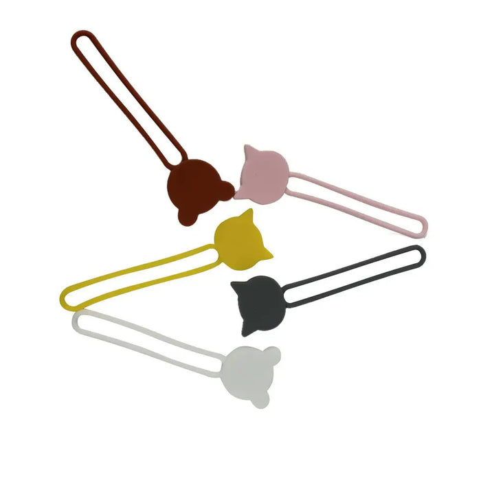 Silicone cable reel - pink - Other cell phone equipment<<<HurtelXML