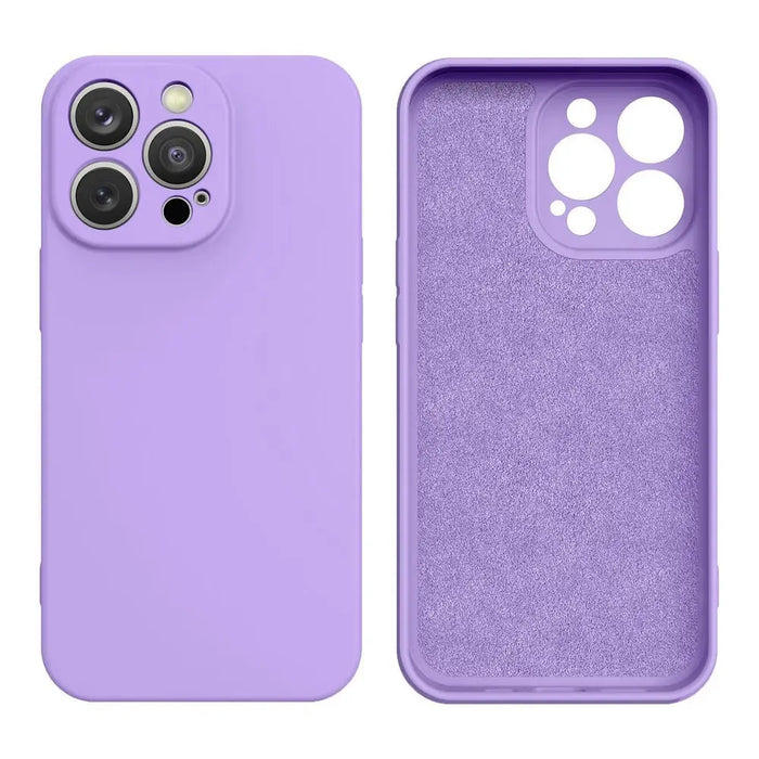 Silicone case for Samsung Galaxy A14 5G / Galaxy A14 silicone case purple - Cell phone cases and covers<<<HurtelXML
