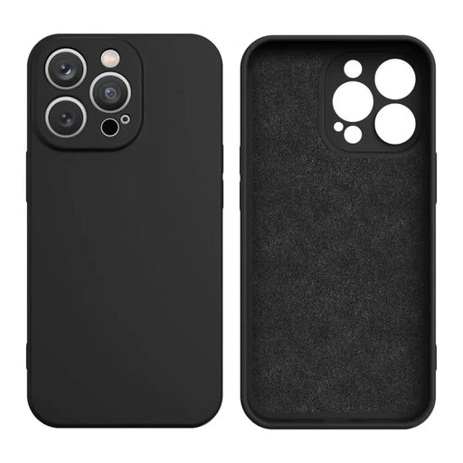 Silicone Case for Samsung Galaxy A35 - black - Cell phone cases and covers<<<HurtelXML