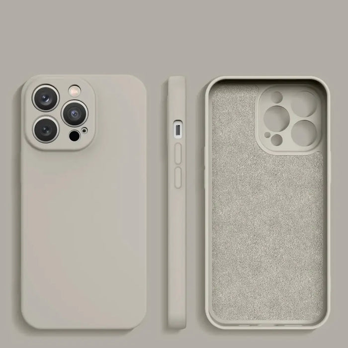 Silicone case for Samsung Galaxy S23 silicone cover beige - Cell phone cases and covers<<<HurtelXML