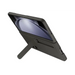 Silicone case for Samsung Galaxy Z Fold 5 with stand and strap - black - Accessories<<<SAMSUNG Mobile