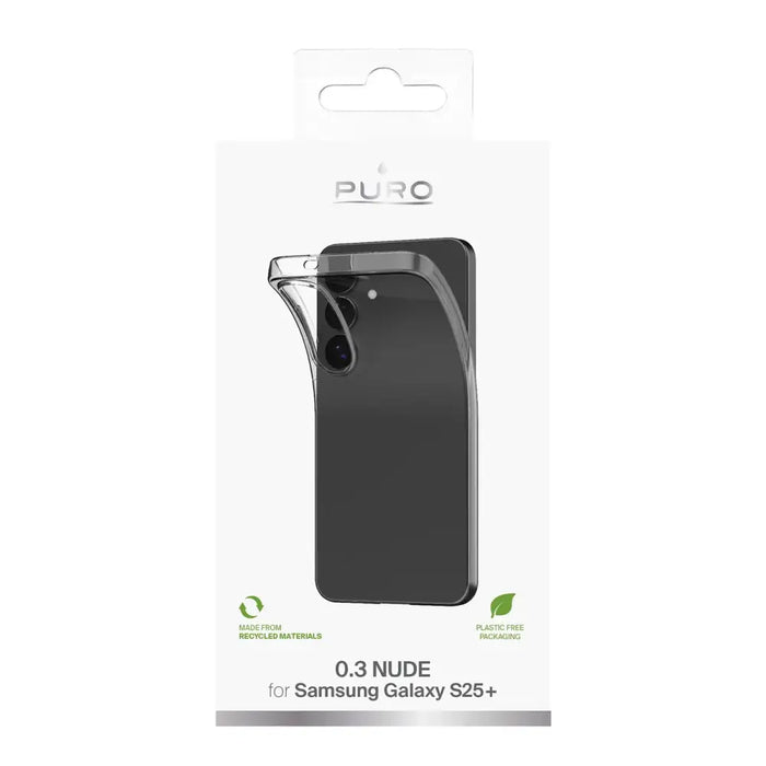 Silicone Case Puro 03 Nude for Samsung Galaxy S25+ - Transparent - Cell phone cases and covers<<<HurtelXML