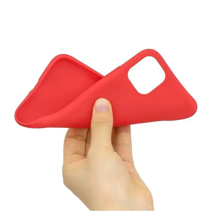 Silicone Case Soft Flexible Rubber Cover for iPhone 11 Pro red - Cell phone cases and covers<<<HurtelXML