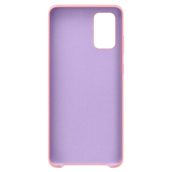Silicone Case Soft Flexible Rubber Cover for Samsung Galaxy A03s pink - Cell phone cases and covers<<<HurtelXML