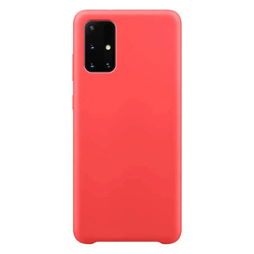 Silicone Case Soft Flexible Rubber Cover for Samsung Galaxy A72 4G red - Cell phone cases and covers<<<HurtelXML