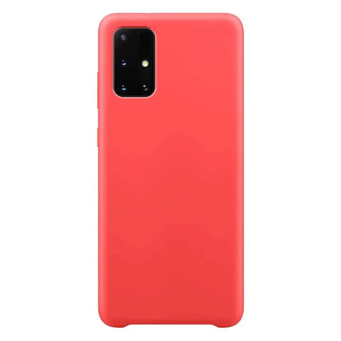 Silicone Case Soft Flexible Rubber Cover for Samsung Galaxy A72 4G red - Cell phone cases and covers<<<HurtelXML