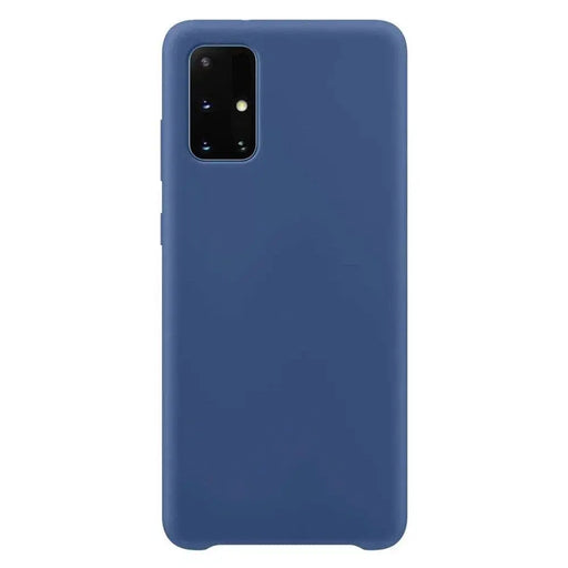 Silicone Case Soft Flexible Rubber Cover for Samsung Galaxy S21 Ultra 5G dark blue - Cell phone cases