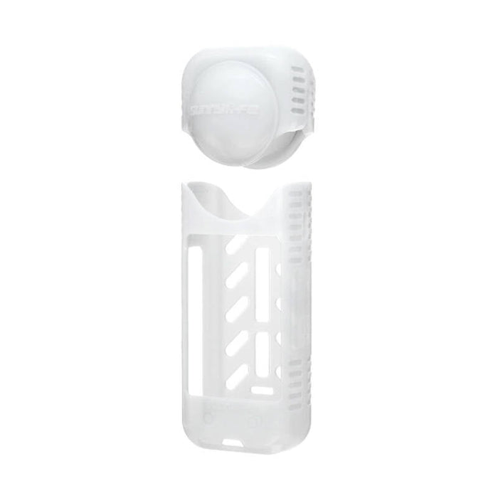 Silicone protective case + lens cover Sunnylife for Insta360 X4 (white) - For sports cameras<<<Accessories<<<Photo