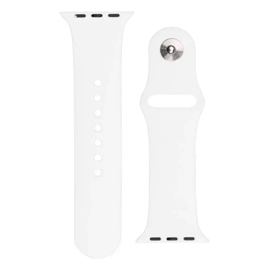 Silicone Strap APS for Apple Watch 38/40/41mm Strap Watch Bracelet - White - Cell phone cases and covers<<<HurtelXML