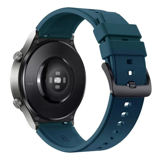 Silicone Strap for Huawei Watch GT 2/3/4/2 Pro/3 Pro/4 Pro/GT 2e 46mm - Dark Green - Other cell phone