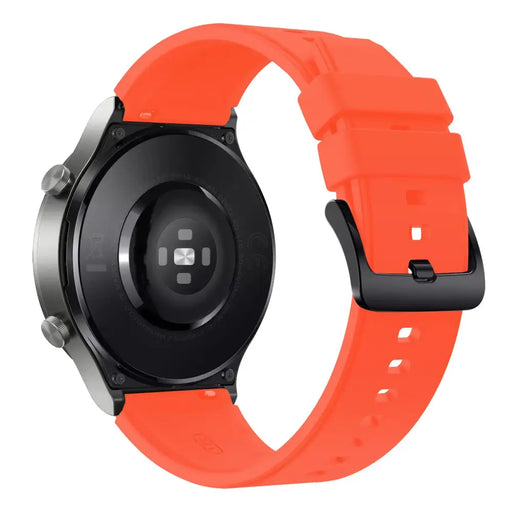 Silicone Strap for Huawei Watch GT 2 / 3 / 4 / 2 Pro / 3 Pro / 4 Pro / GT 2e - Orange - Other cell phone