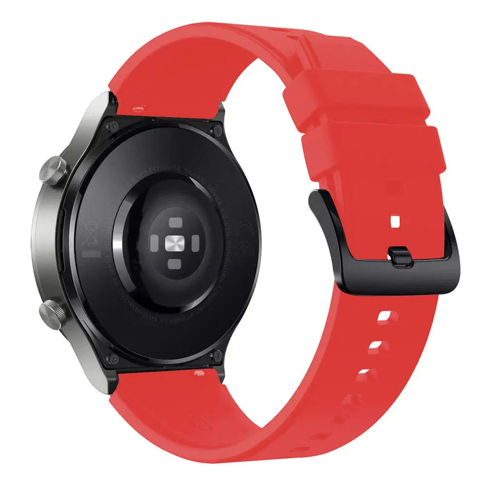 Silicone Strap for Huawei Watch GT 2 / 3 / 4 / 2 Pro / 3 Pro / 4 Pro / GT 2e - Red - Other cell phone