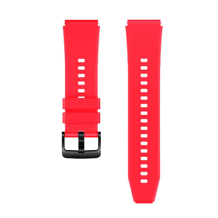Silicone Strap for Huawei Watch GT 2 / 3 / 4 / 2 Pro / 3 Pro / 4 Pro / GT 2e - Red - Other cell phone
