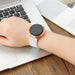 Silicone Strap TYS band for Samsung Galaxy Watch 40 / 41 / 42 / 43 / 44 mm - black - Cell phone cases