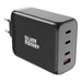 Silver Monkey SMA153 200W GaN charger 3xUSB-C PD USB-A QC 3.0 - black - Cell phone USB charger<<<HurtelXML