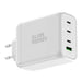 Silver Monkey SMA154 200W GaN charger 3xUSB-C PD USB-A QC 3.0 - white - Cell phone USB charger<<<HurtelXML