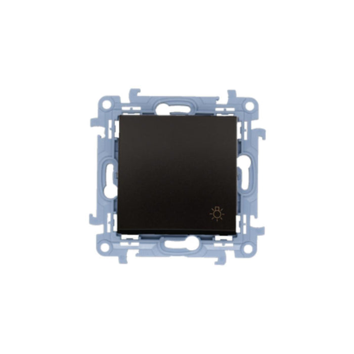 STAIRCASE BUTTON 10A - MAT BLACK