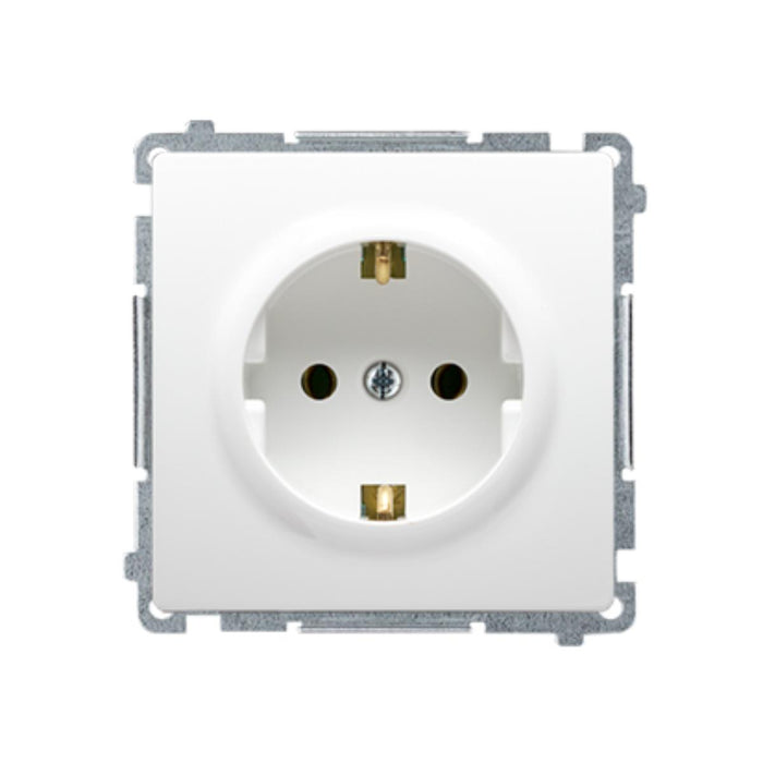 CONTACT SINGLE SHUKO WHITE IP44