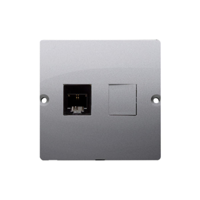 SOCKET INTERNET RJ45 STAINLESS STEEL SIMON BASIC