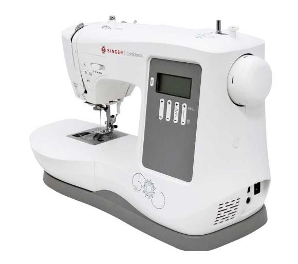 Singer 7640 sewing machine, electric current, white