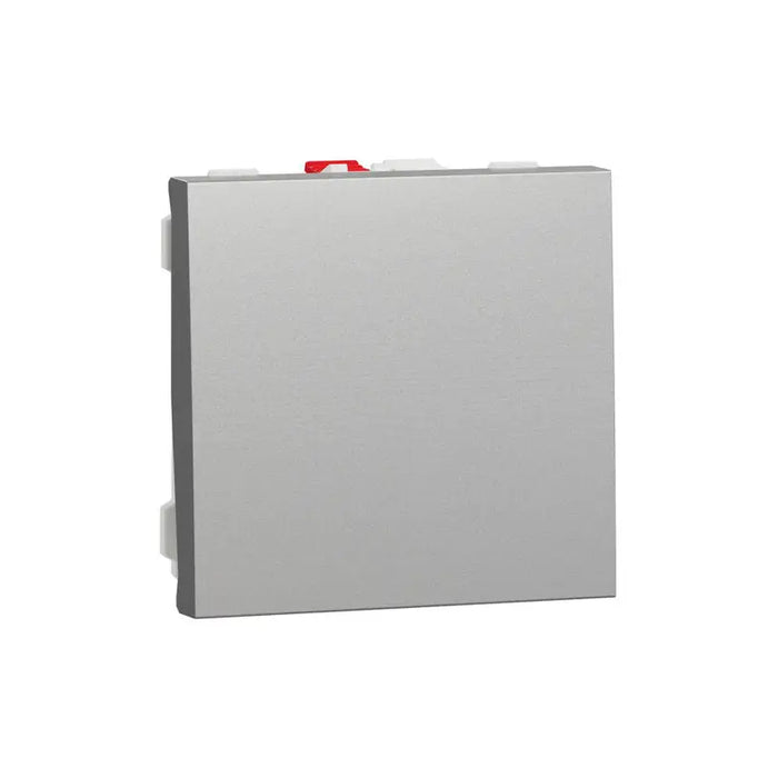 SINGLE ALUMINUM KEY SCHNEIDER UNICA (NU320130) - Ключове и контакти<<<Електроматериали<<<Praktiker