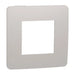 SINGLE FRAME GRAY WITH WHITE EDGE SCHNEIDER UNICA (NU280224) - Ключове и