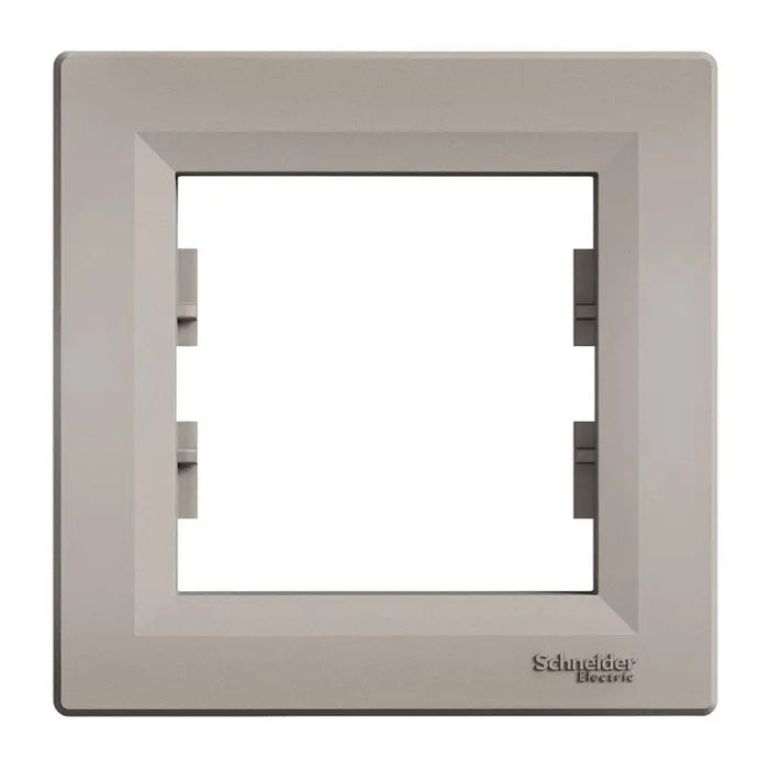 SINGLE HORIZONTAL FRAME BRONZE SCHNEIDER ASFORA - Ключове и контакти<<<Електроматериали<<<Praktiker&&&Ключове и