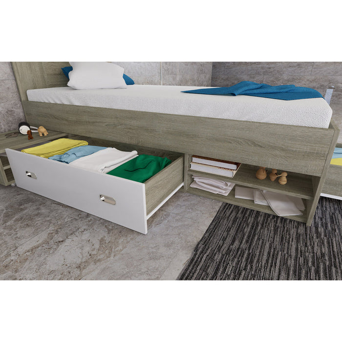 SINGLE MULTIFUNCTIONAL BED IRIM MAKA 90X200 CM. - Легла<<<Мебели и обков<<<Мебели и интериор<<<Praktiker
