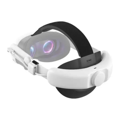 Single-Point-Charging Battery Head Strap 6400mAh Kiwi Design Q31-SPCU for Meta Quest 3 White - VR