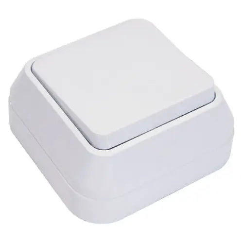SINGLE-POLE SWITCH FOR OUTDOOR MOUNTING WHITE IP20 MAKEL MIMOSA - Ключове и