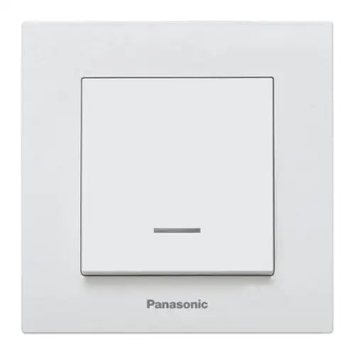 SINGLE POLE SWITCH LIGHTING PANASONIC KARRE PLUS - Ключове и контакти<<<Електроматериали<<<Praktiker&&&Ключове и
