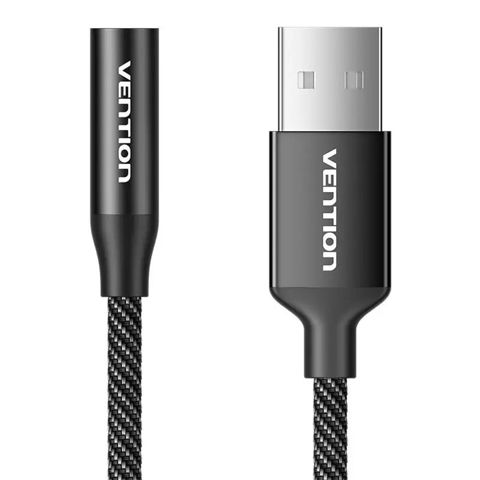 Single-port USB external sound card Vention Gome 0.25m (black) - External sound cards<<<IT Accessories<<<InnproXML